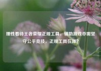 理性看待王者荣耀正规工具，辅助游戏亦需坚守公平竞技，正规工具在哪？