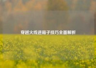 穿越火线进箱子技巧全面解析