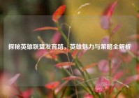 探秘英雄联盟发育路，英雄魅力与策略全解析