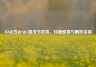 中央五台NBA直播节目表，球迷观赛与回放指南