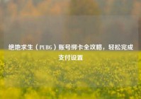绝地求生（PUBG）账号绑卡全攻略，轻松完成支付设置