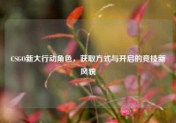 CSGO新大行动角色，获取方式与开启的竞技新风貌