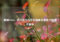 揭秘CSGO，切刀技巧与文化现象及各类刀的动作展示