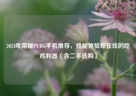 2024年荣耀PUBG手机推荐，性能体验双在线的吃鸡利器（含二手选购）