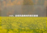 CSGO，定格热血瞬间的疯狂截图