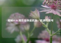 揭秘PUBG黑货箱保底机制，机遇与思考