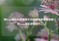 用Steam模拟位置解锁平台隐藏功能实用指南（附steam定位游戏技巧）
