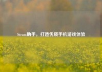Steam助手，打造优质手机游戏体验