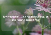 战术利器再升级，COD16下挂榴弹实战价值、运用技巧及产品商标查询方法