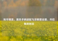 和平精英，黑色手柄适配与灵敏度设置，开启畅爽射击