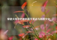 穿越火线中扔雷的英文表达与游戏文化