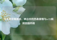 当王者荣耀邂逅，峡谷中的热血豪情与ca722航班回国历程