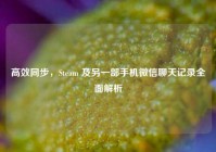 高效同步，Steam 及另一部手机微信聊天记录全面解析
