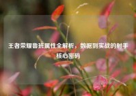 王者荣耀鲁班属性全解析，数据到实战的射手核心密码