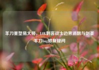 羊刀重塑易大师，LOL刺客战士边界消融与剑圣羊刀bug修复疑问