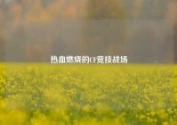 热血燃烧的CF竞技战场