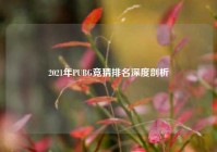 2021年PUBG竞猜排名深度剖析