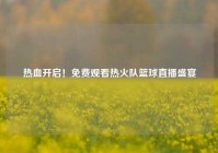 热血开启！免费观看热火队篮球直播盛宴