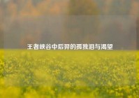 王者峡谷中后羿的孤独泪与渴望