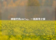 神秘代码cf6677mj，一场探寻之旅