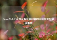 Steam连不上及好友服务器问题的深度排查与解决指南