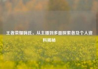 王者荣耀嗨氏，从主播到多面探索者及个人资料揭秘