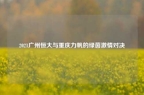 2021广州恒大与重庆力帆的绿茵激情对决