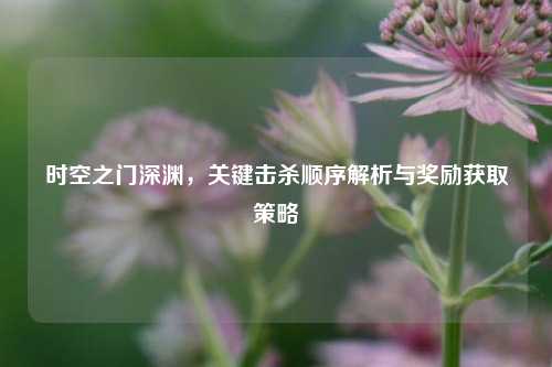 时空之门深渊,关键击杀顺序解析与奖励获取策略