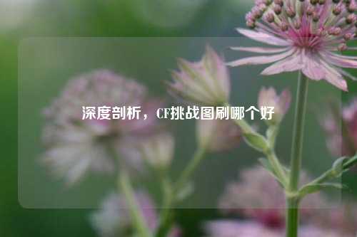 深度剖析,CF挑战图刷哪个好