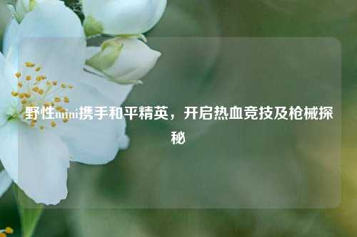 野性mini携手和平精英,开启热血竞技及枪械探秘