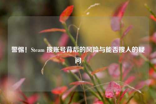 警惕!Steam 搜账号背后的风险与能否搜人的疑问