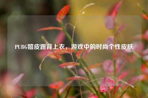 PUBG嬉皮露背上衣,游戏中的时尚个性皮肤