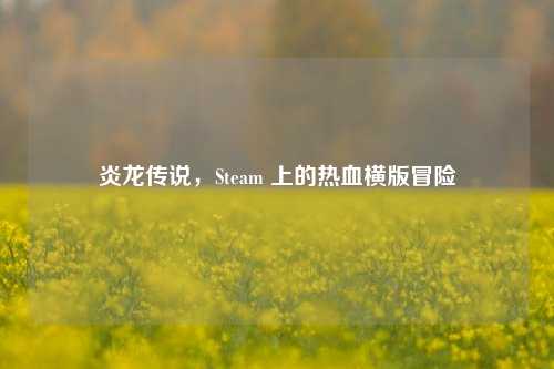 炎龙传说，Steam 上的热血横版冒险