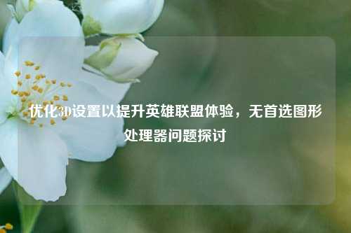 优化3D设置以提升英雄联盟体验,无首选图形处理器问题探讨