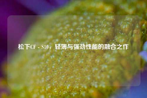 松下CF - S10,轻薄与强劲性能的融合之作