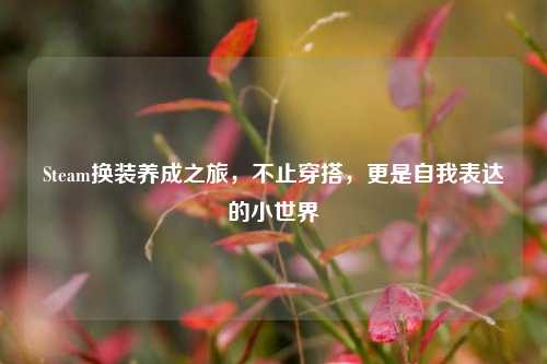 Steam换装养成之旅,不止穿搭,更是自我表达的小世界