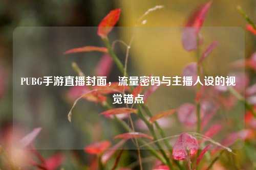 PUBG手游直播封面,流量密码与主播人设的视觉锚点