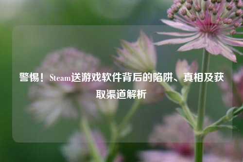 警惕!Steam送游戏软件背后的陷阱、真相及获取渠道解析