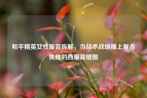和平精英女性服装拆解,当战术战场撞上复古优雅的西服裁缝图